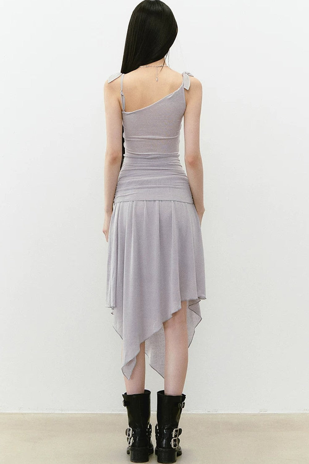 Heavy Beaded Irregular Dress
