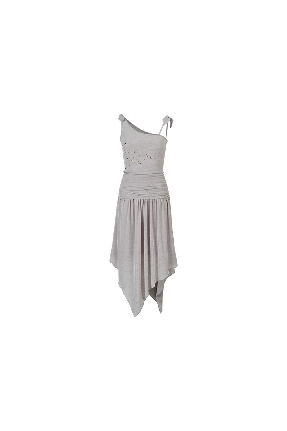Heavy Beaded Irregular Dress