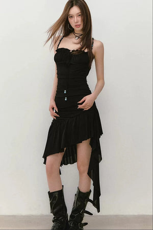 Heavy Beaded Mesh Dress