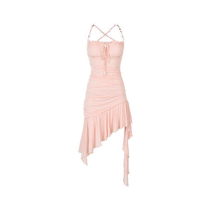 Heavy Beaded Mesh Dress