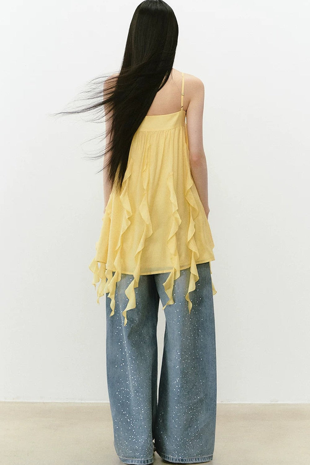 Heavy Beading Acetate Dress