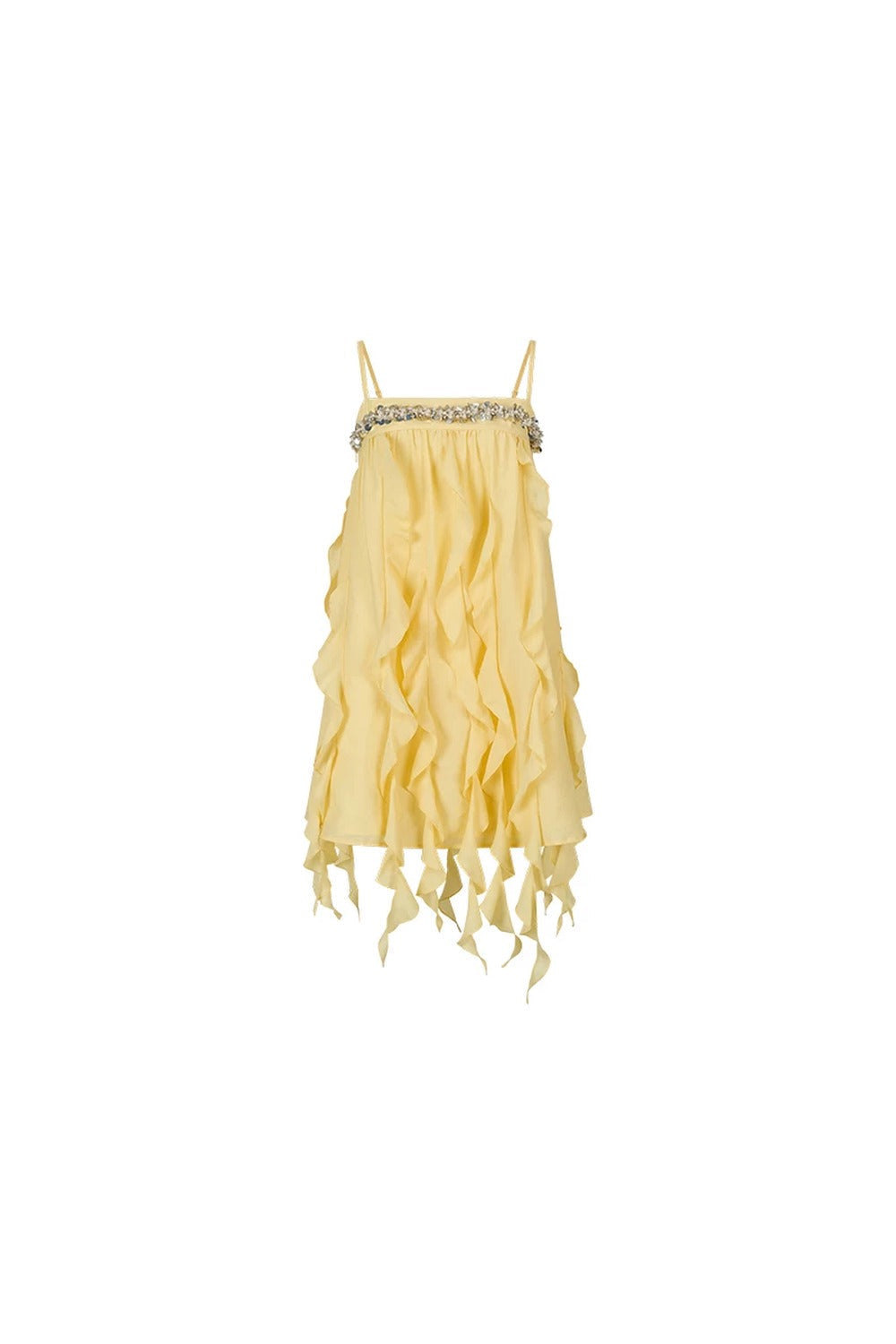 Heavy Beading Acetate Dress