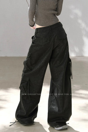 Heavy-Duty Leather Workwear Pants