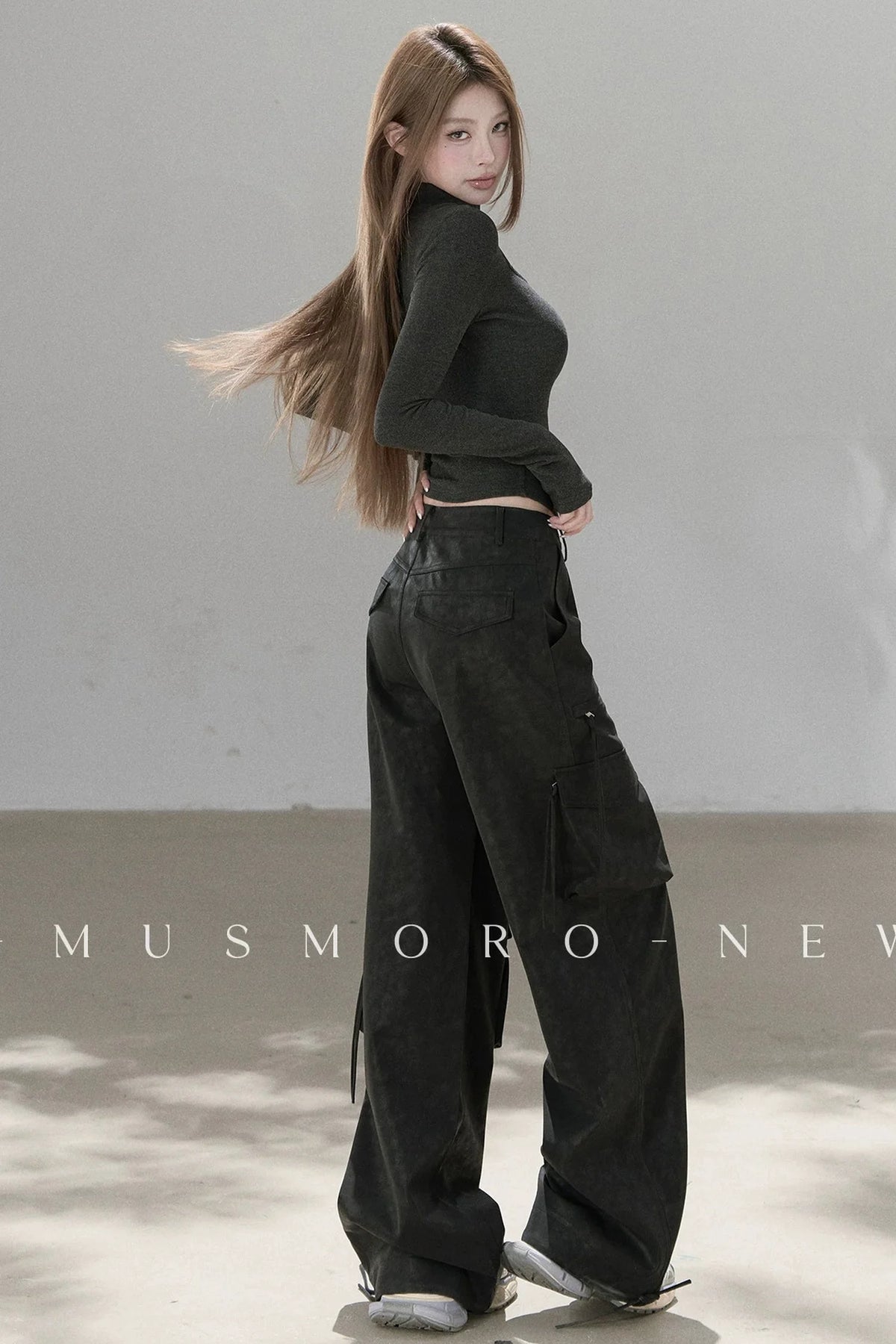 Heavy-Duty Leather Workwear Pants