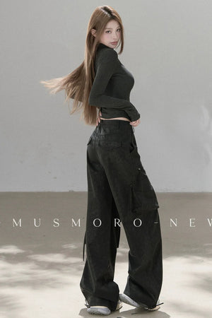 Heavy-Duty Leather Workwear Pants