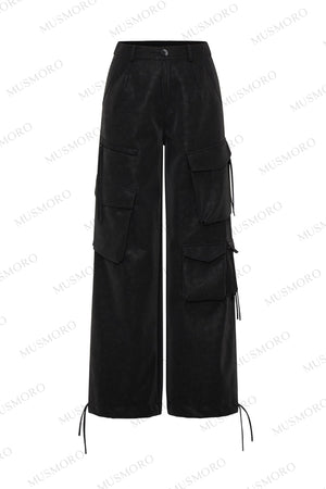 Heavy-Duty Leather Workwear Pants
