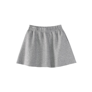 Heavy Fleece Hooded Sweatshirt & Skirt Set-Up