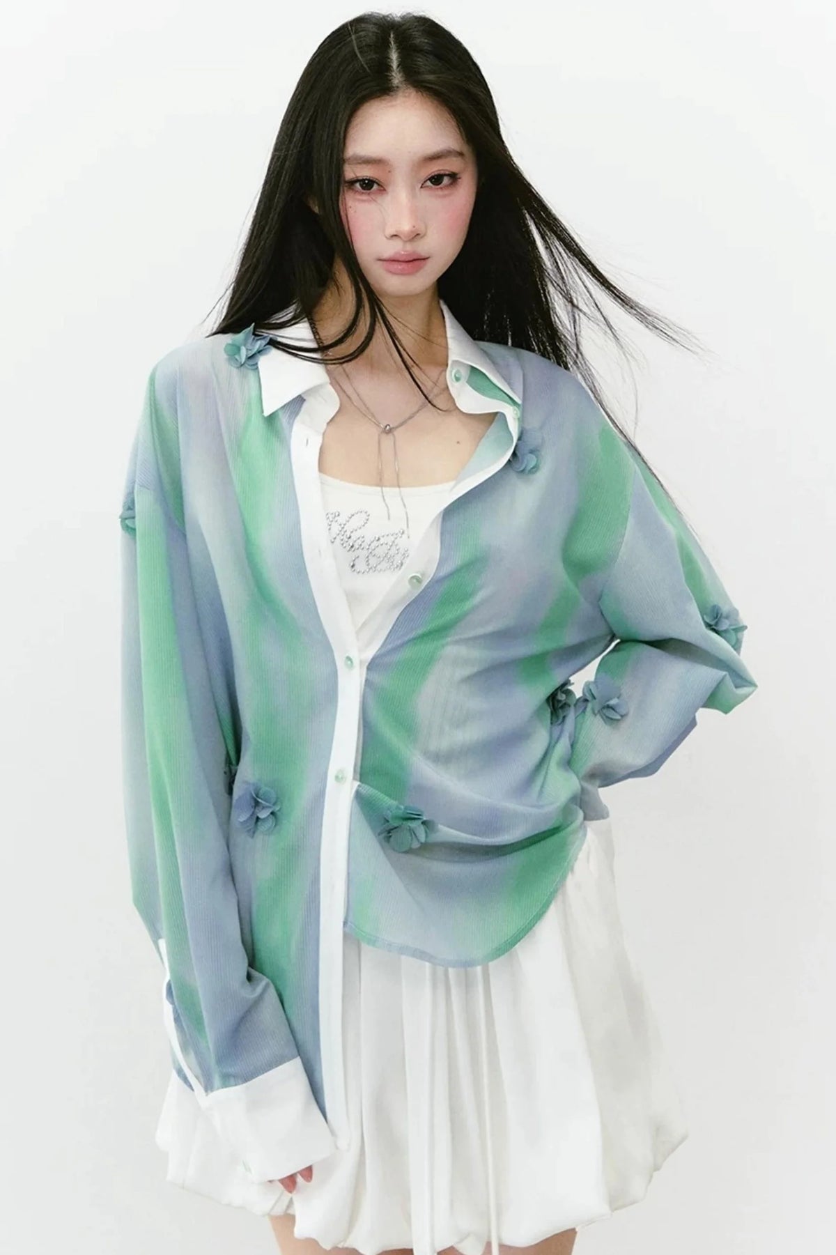 Heavy Floral Sun-Protective Shirt