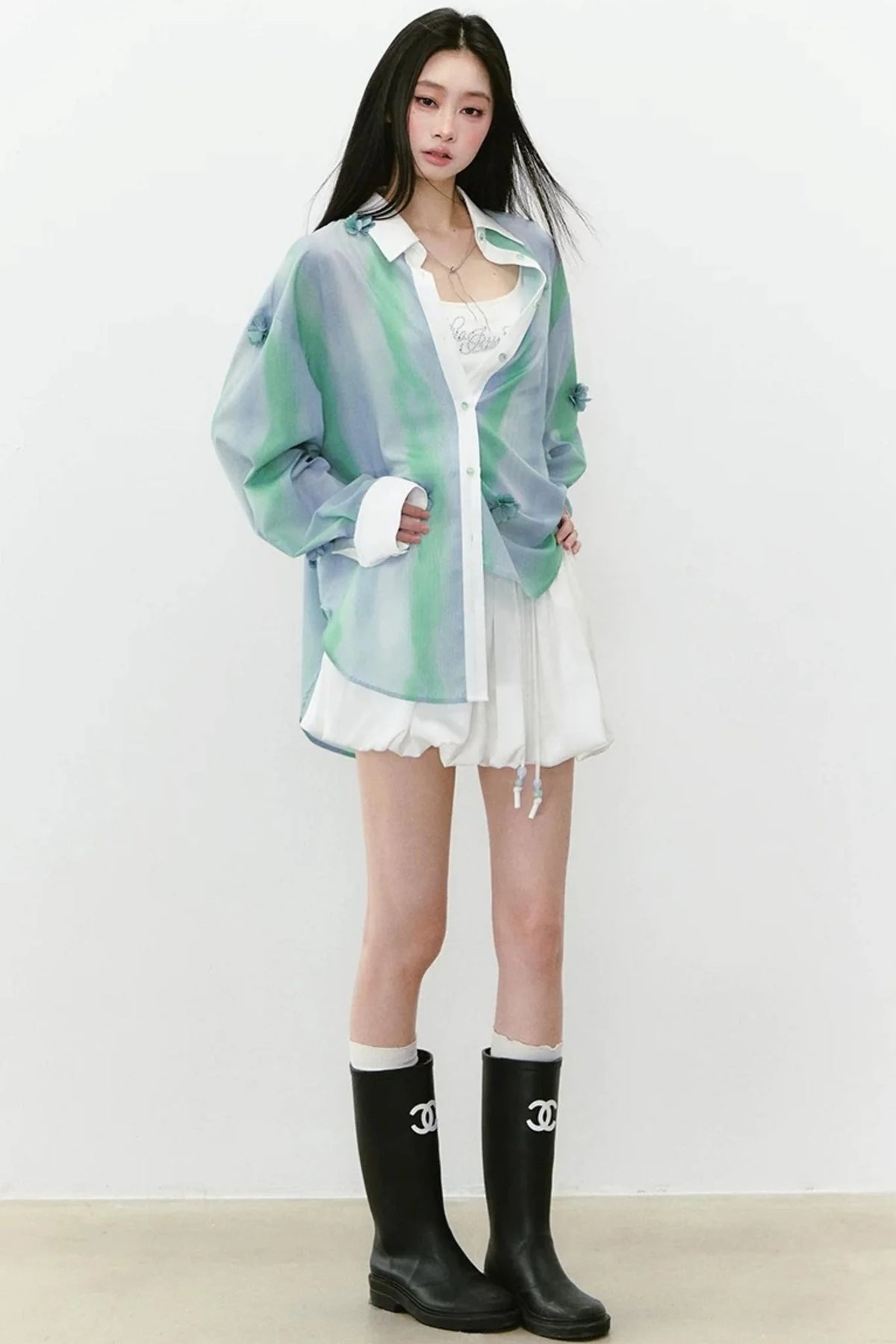 Heavy Floral Sun-Protective Shirt