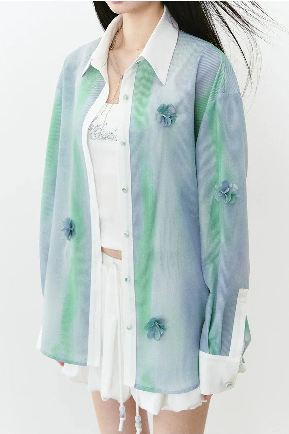 Heavy Floral Sun-Protective Shirt