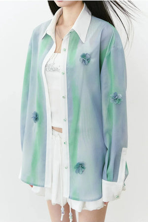 Heavy Floral Sun-Protective Shirt