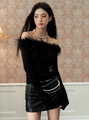 Heavy Industry Detachable Knitwear Top