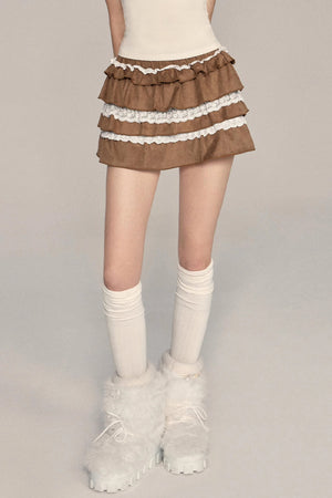 Heavy Industry Lace A-Line Skirt