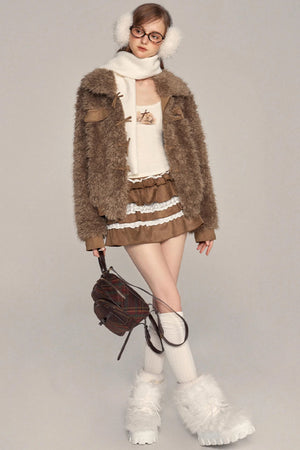Heavy Industry Lace A-Line Skirt