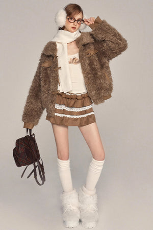 Heavy Industry Lace A-Line Skirt