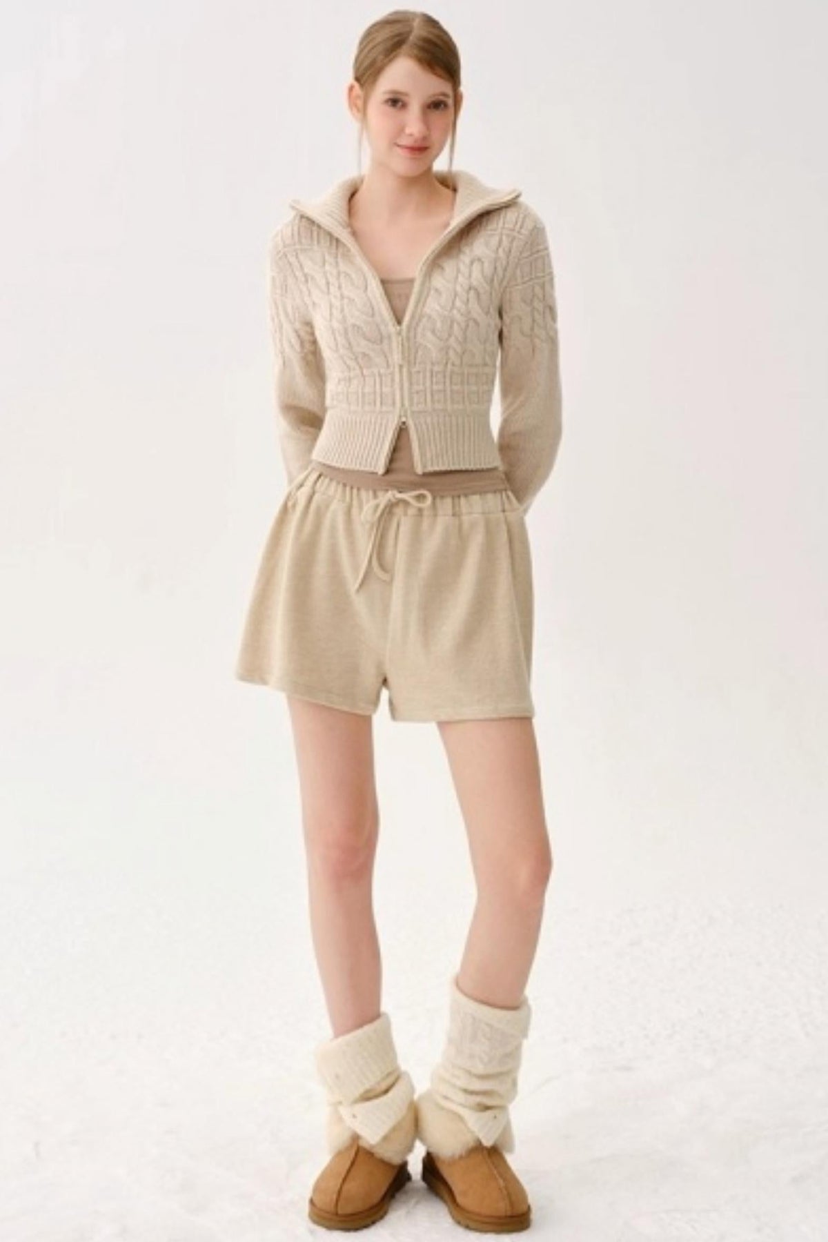 Heavy Wool Blend Slouch Socks