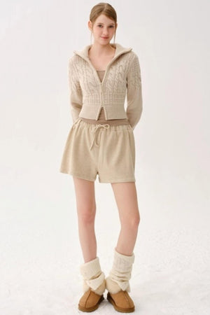 Heavy Wool Blend Slouch Socks