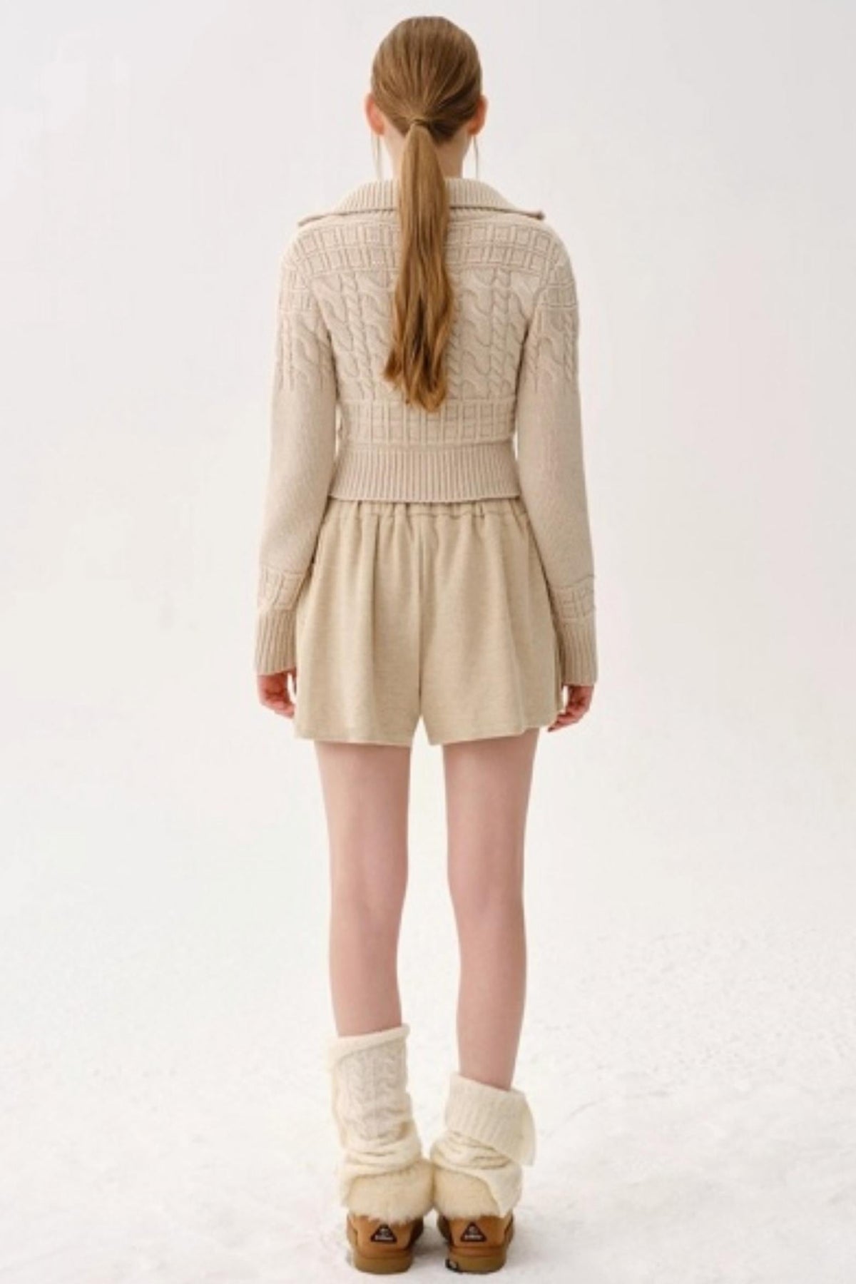 Heavy Wool Blend Slouch Socks
