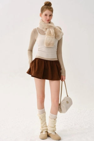 Heavy Wool Blend Slouch Socks