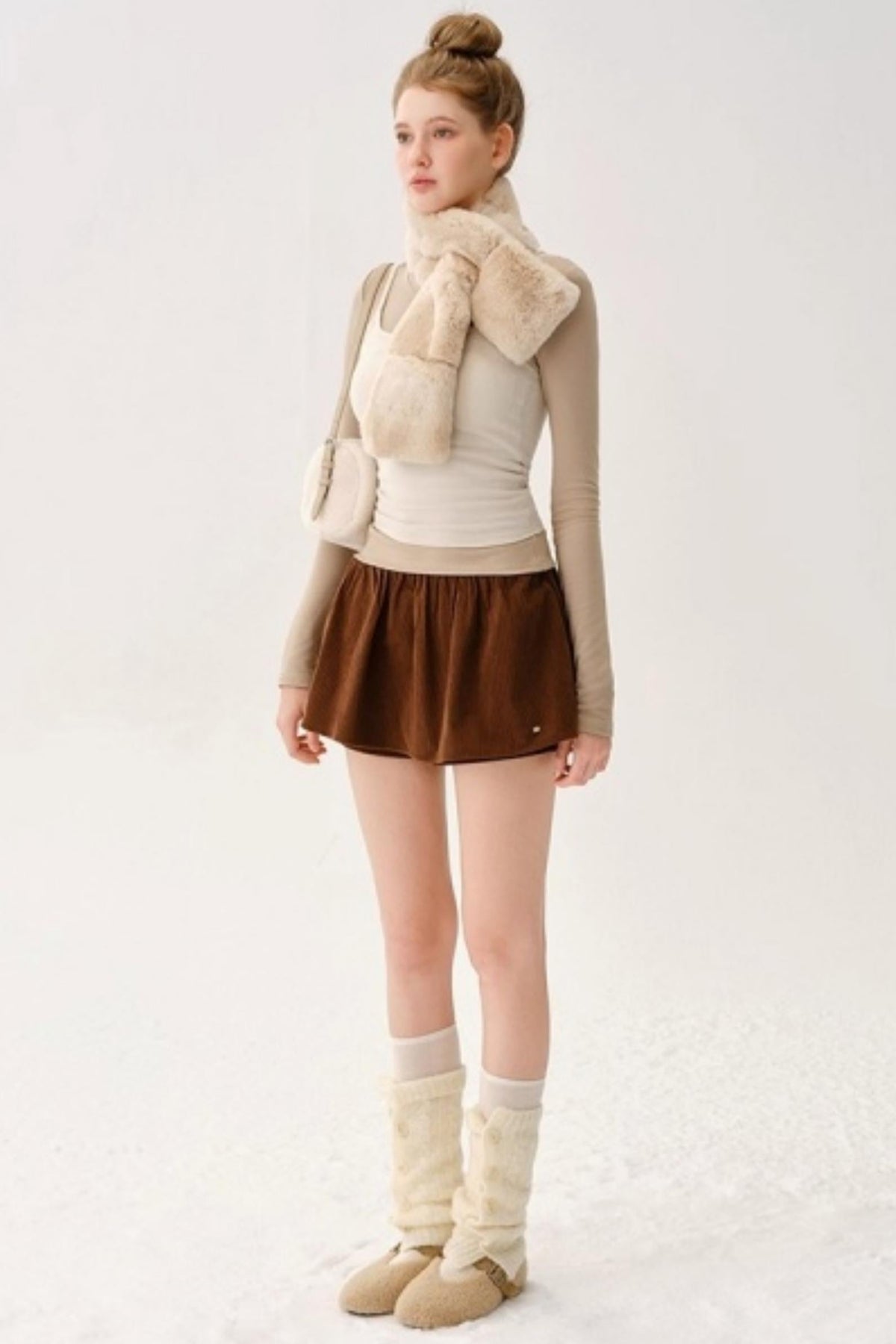 Heavy Wool Blend Slouch Socks