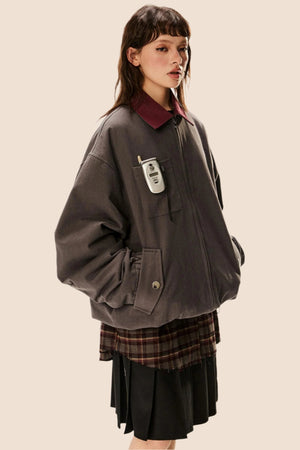 Heavyweight Cargo Trench Jacket