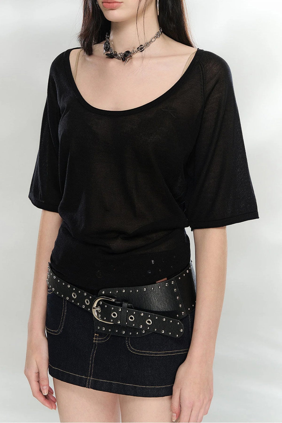 Heavyweight Lyocell Batwing Top