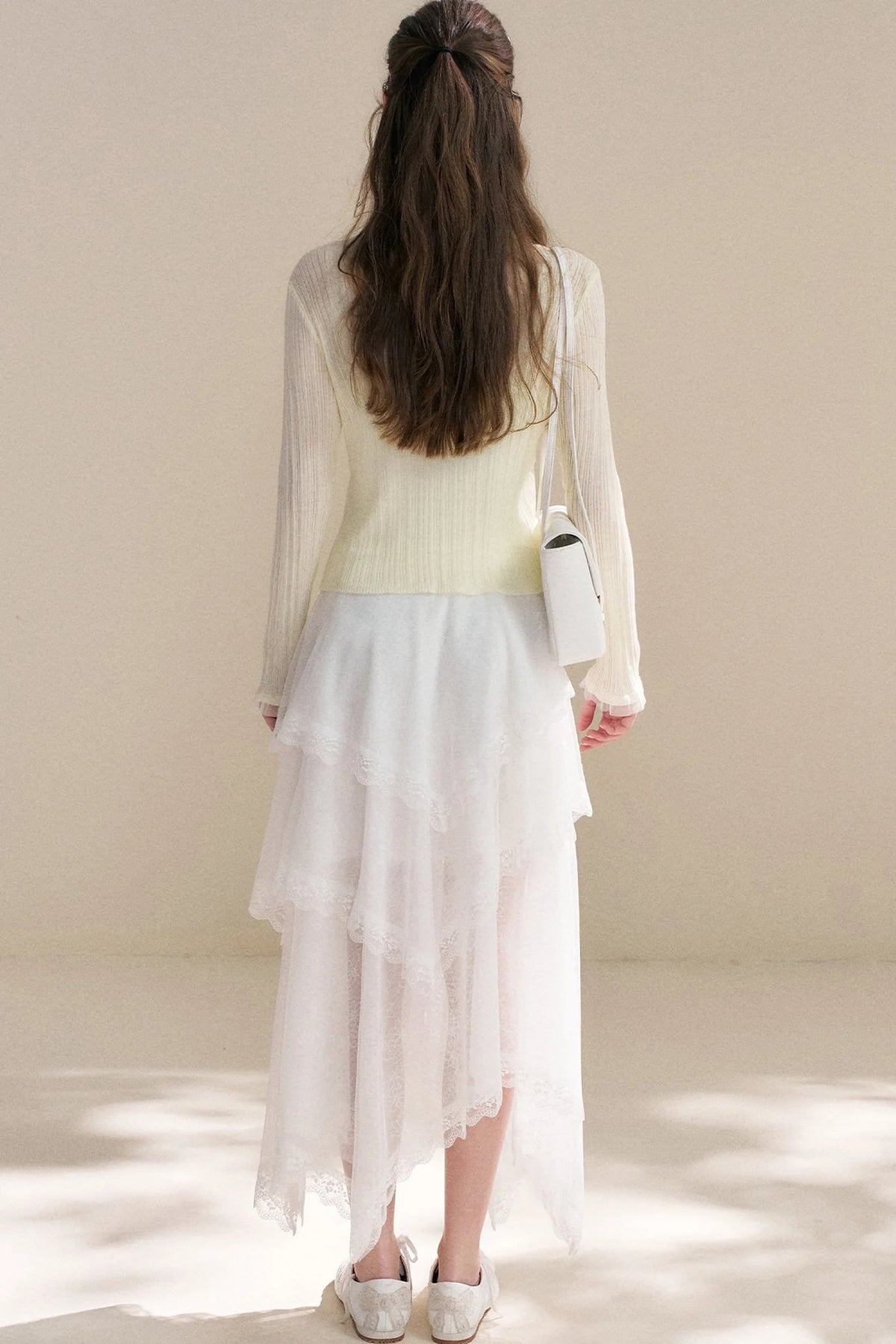Heavyweight Tencel Lace Cardigan