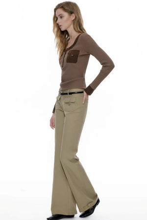 Henry Collar Knit Top