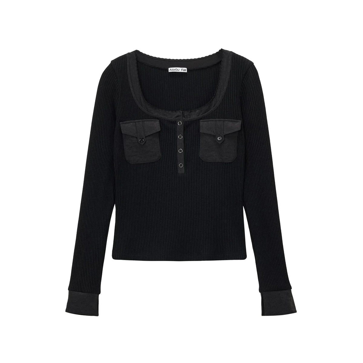 Henry Collar Knit Top