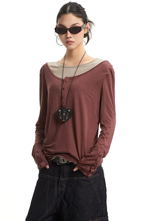 Henry Fake Two-Piece Sweater
