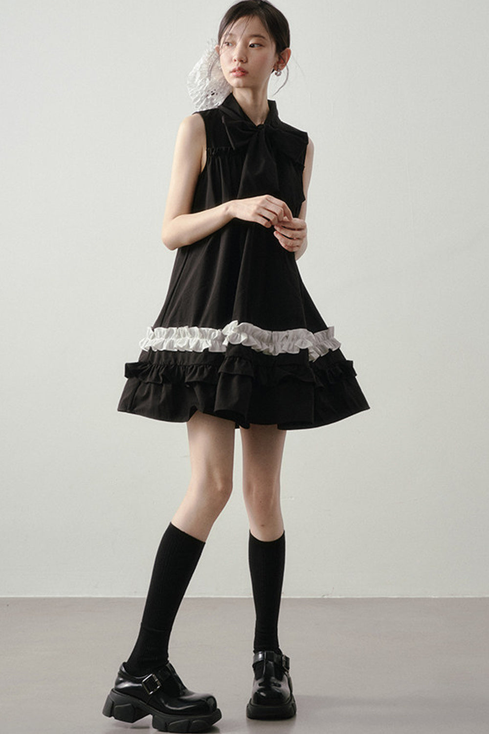 Hepburn Black Lace Dress