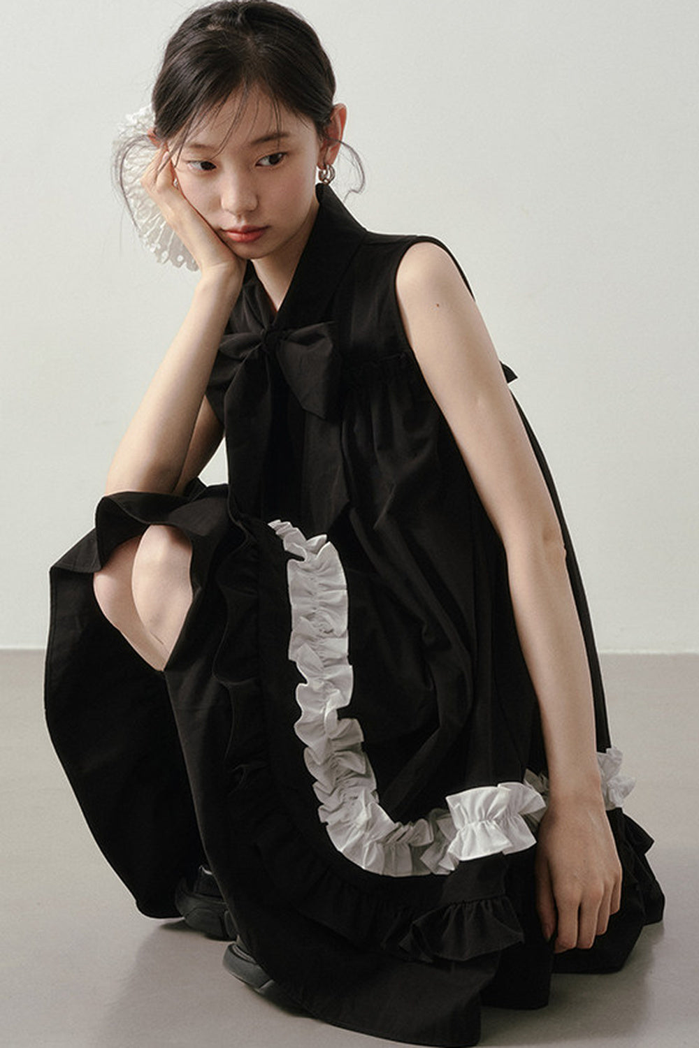 Hepburn Black Lace Dress