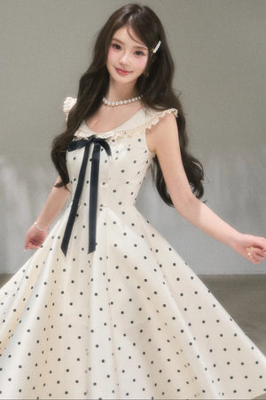 Hepburn Polka Dot Dress