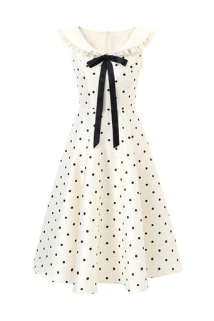 Hepburn Polka Dot Dress