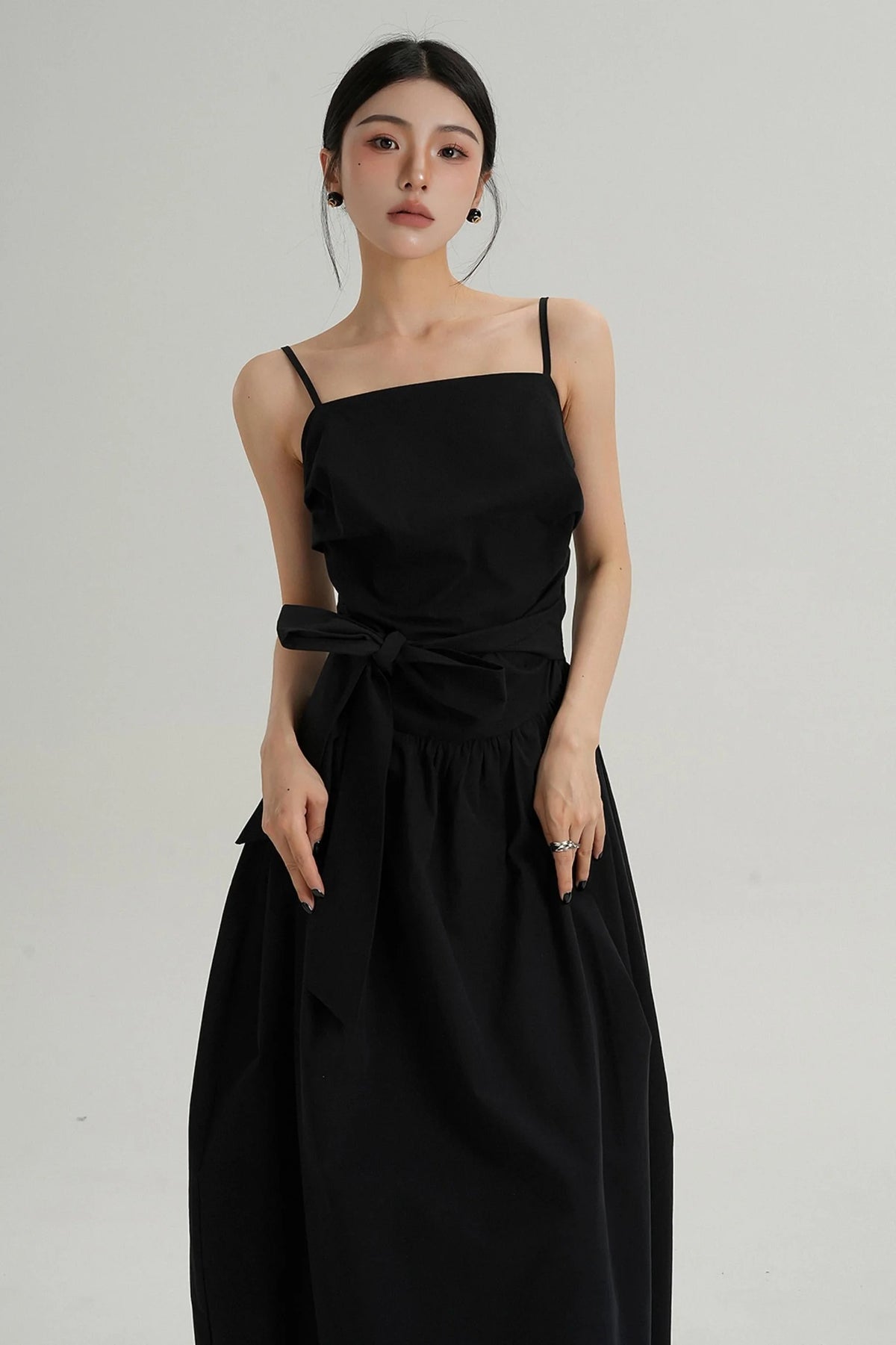 Hepburn Style Waist Slim Dress