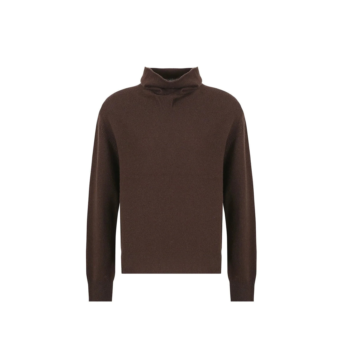 High Cashmere Wool Tricolor Knit Top