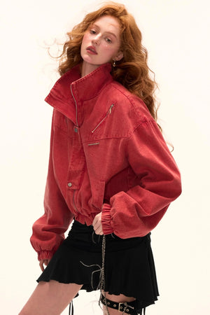 High Casual Cargo Jacket