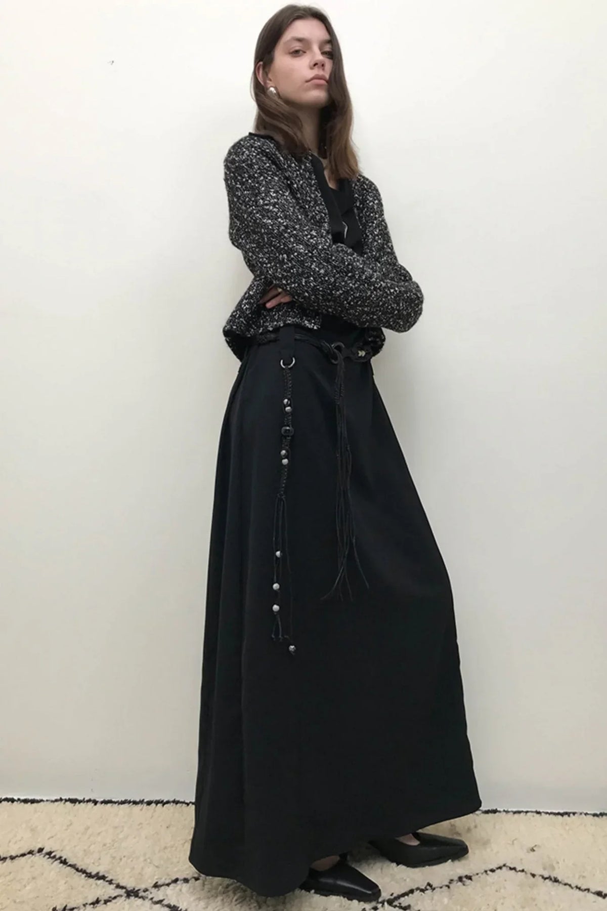 High-End Black Long Dress