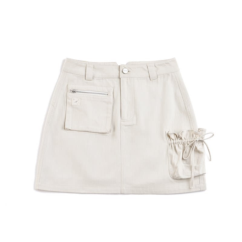 High-End Cotton A-Line Skirt