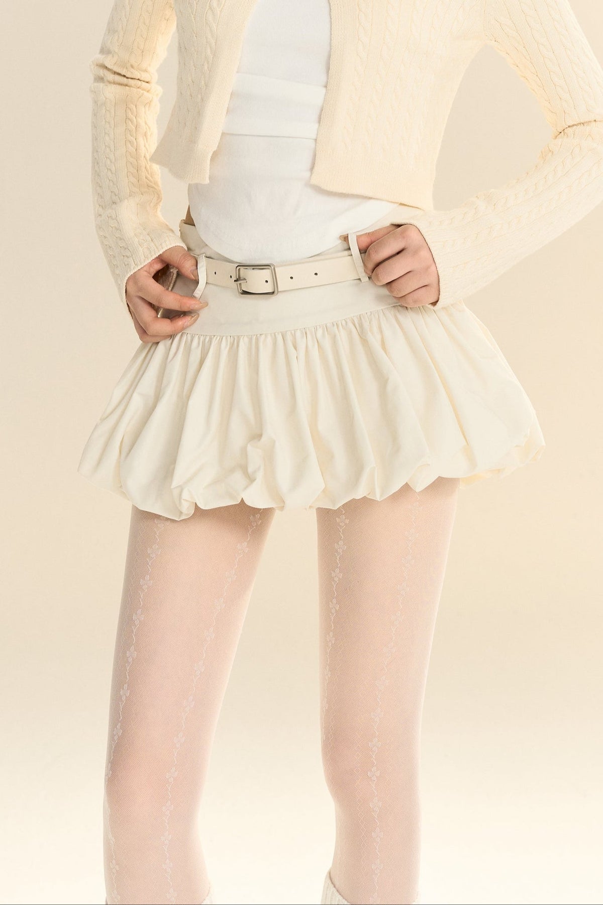 High-End Satin Bud-Style Skirt