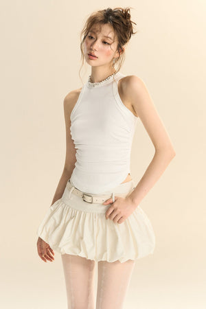 High-End Satin Bud-Style Skirt