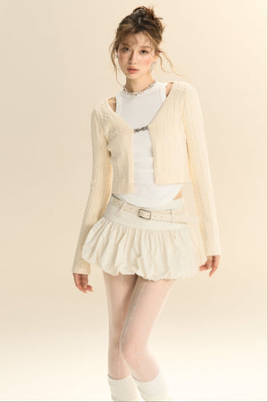 High-End Satin Bud-Style Skirt