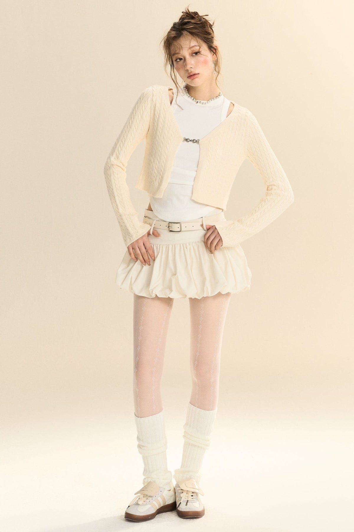 High-End Satin Bud-Style Skirt