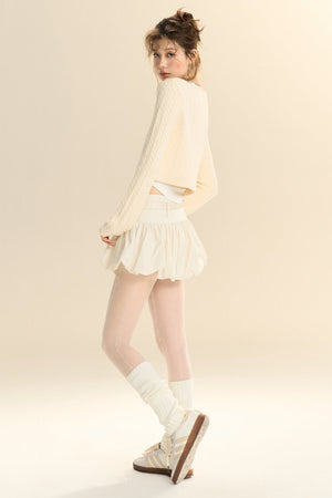 High-End Satin Bud-Style Skirt