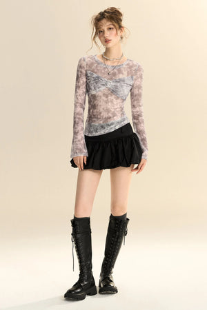 High-End Satin Bud-Style Skirt