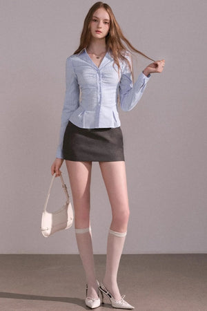 High End Slim Suit Skirt
