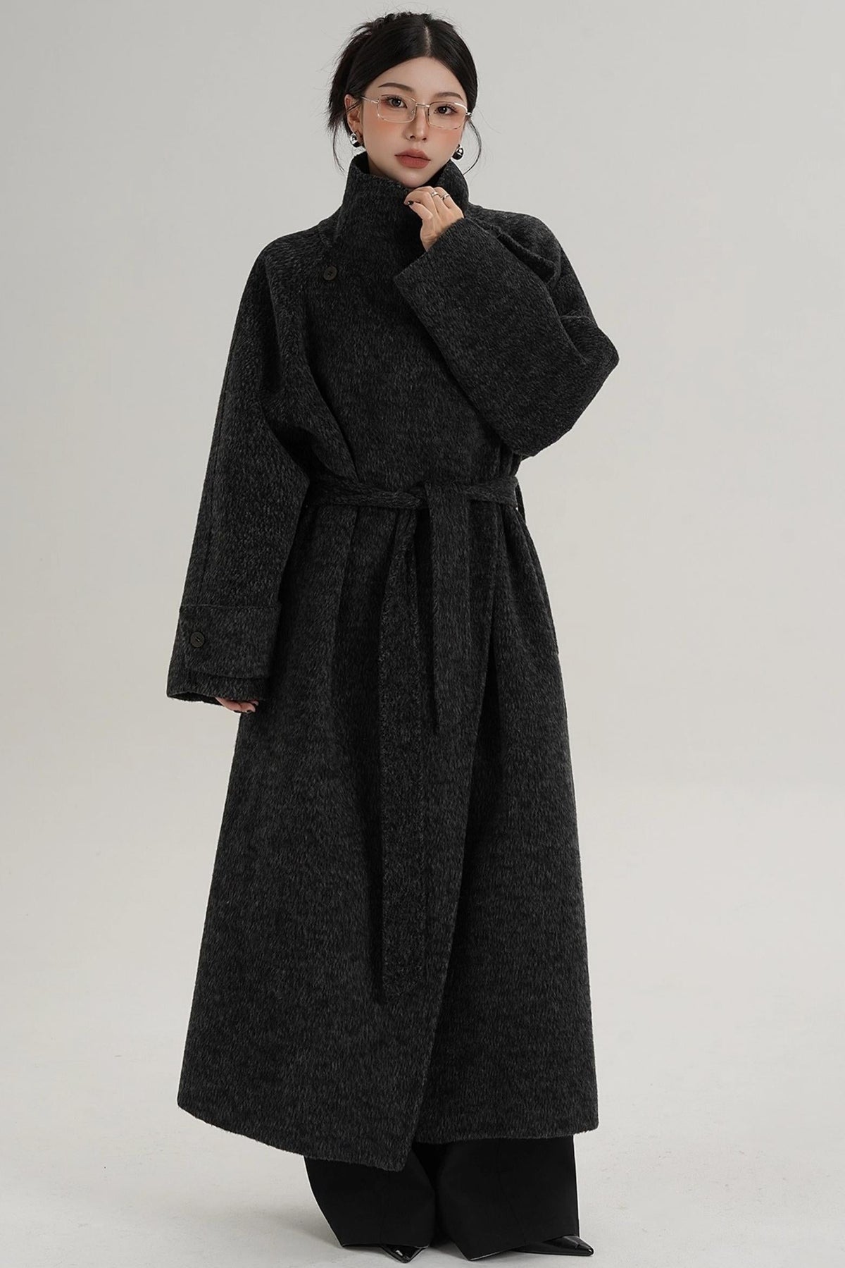 High-End Stand-Up Collar Coat