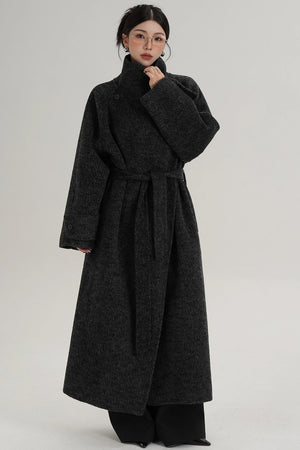 High-End Stand-Up Collar Coat