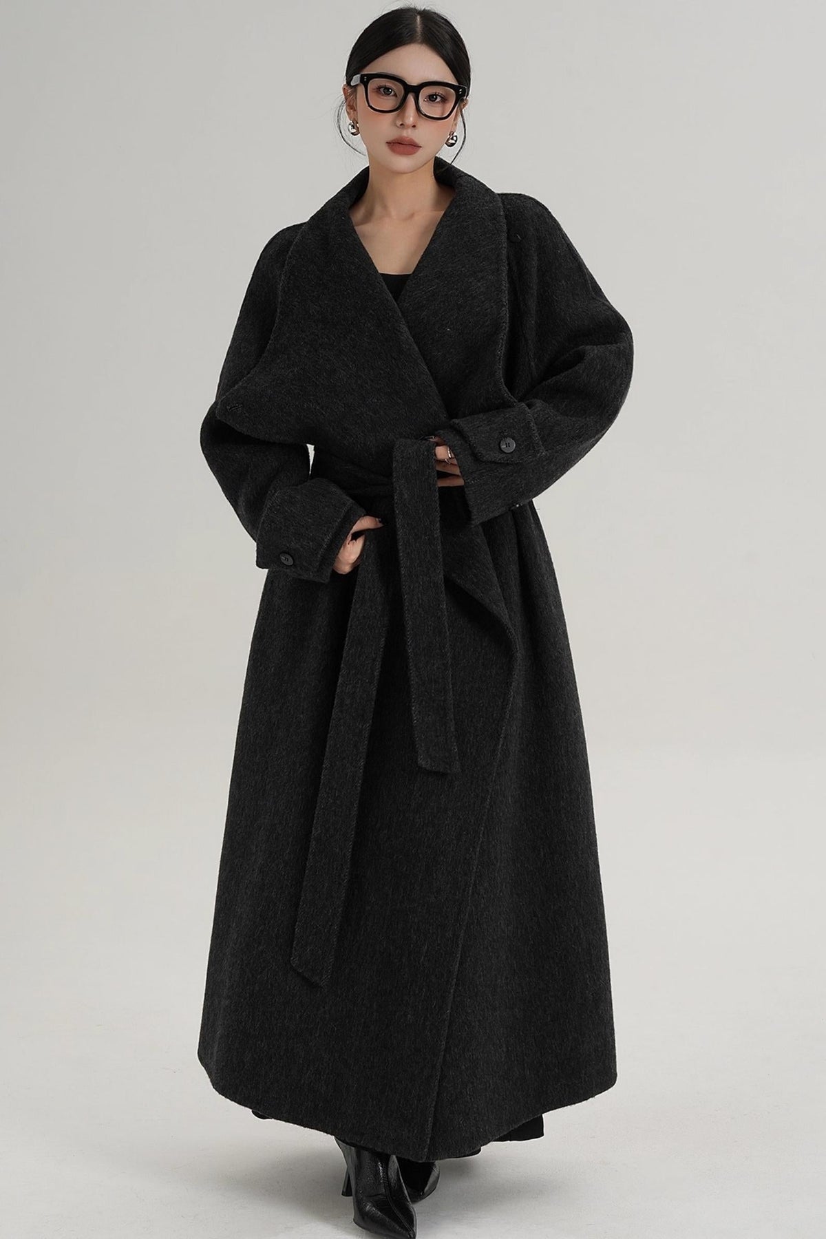 High-End Stand-Up Collar Coat