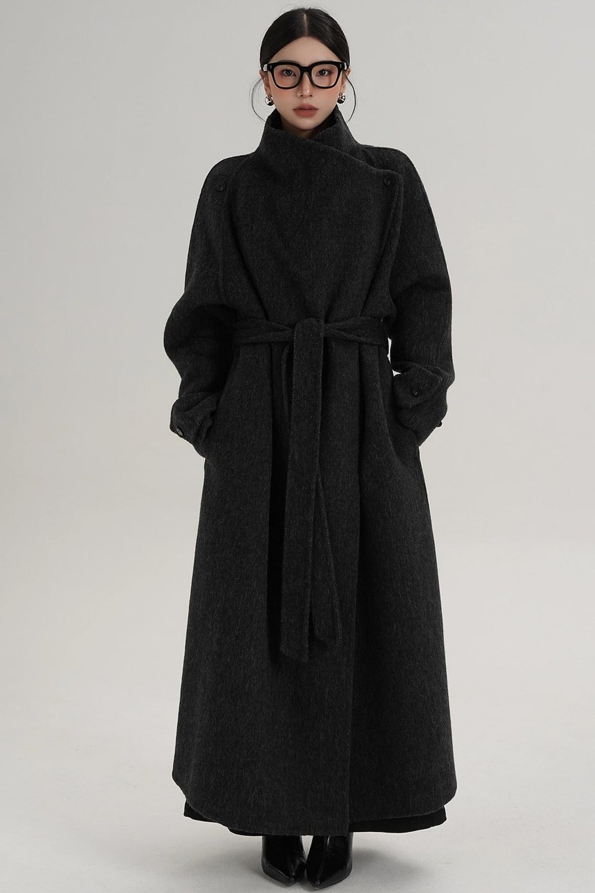 High-End Stand-Up Collar Coat